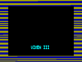 VIXEN 3 — ZX SPECTRUM GAME ИГРА