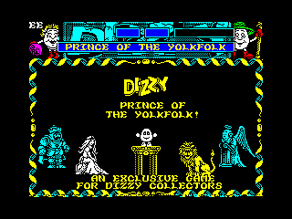 Dizzy, Prince of the YolkFolk — ZX SPECTRUM GAME ИГРА