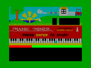 MANIC MINER — ZX SPECTRUM GAME ИГРА