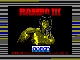 Rambo III — ZX SPECTRUM GAME ИГРА