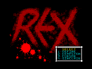 REX 1 — ZX SPECTRUM GAME ИГРА