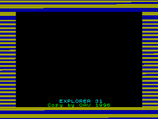 Explorer XXXI — ZX SPECTRUM GAME ИГРА