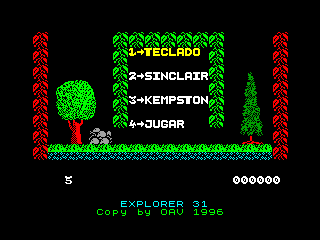 Explorer XXXI — ZX SPECTRUM GAME ИГРА