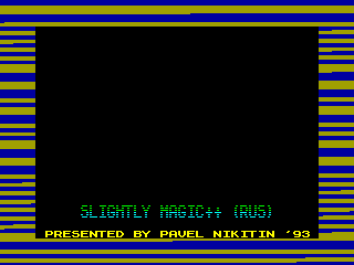 Slightly Magic — ZX SPECTRUM GAME ИГРА