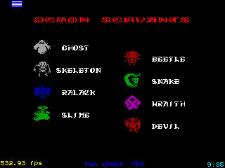 Druid — ZX SPECTRUM GAME ИГРА