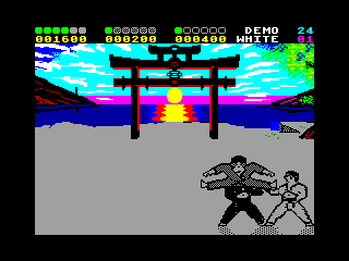 INTERNATIONAL KARATE + — ZX SPECTRUM GAME ИГРА