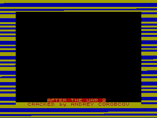 AFTER THE WAR 2 — ZX SPECTRUM GAME ИГРА