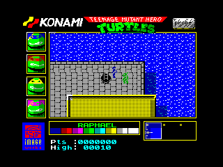 TEENAGE MUTANT HERO TURTLES 1 — ZX SPECTRUM GAME ИГРА