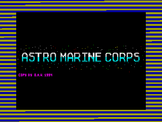 ASTRO MARINE CORPS 1 — ZX SPECTRUM GAME ИГРА