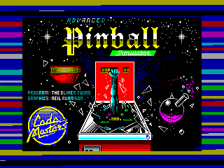 ADVANCED PINBAL SIMULATOR — ZX SPECTRUM GAME ИГРА