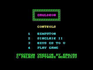 Cauldron — ZX SPECTRUM GAME ИГРА