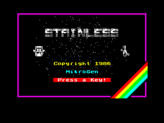 Stainless Steel — ZX SPECTRUM GAME ИГРА