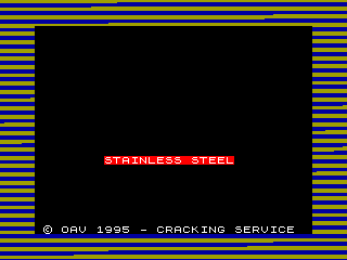 Stainless Steel — ZX SPECTRUM GAME ИГРА