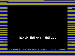 TURTLES — ZX SPECTRUM GAME ИГРА