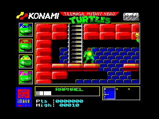 TURTLES — ZX SPECTRUM GAME ИГРА