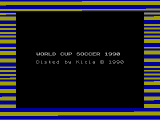 Italia '90 - World Cup Soccer — ZX SPECTRUM GAME ИГРА