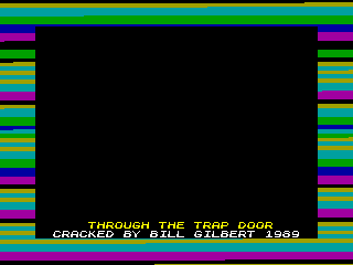 Through the Trap Door — ZX SPECTRUM GAME ИГРА