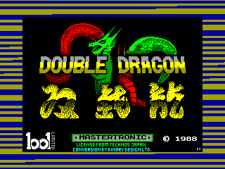 Double Dragon — ZX SPECTRUM GAME ИГРА