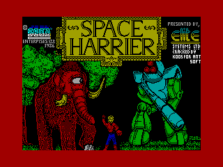 SPACE HARRIER — ZX SPECTRUM GAME ИГРА