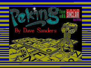 Peking — ZX SPECTRUM GAME ИГРА