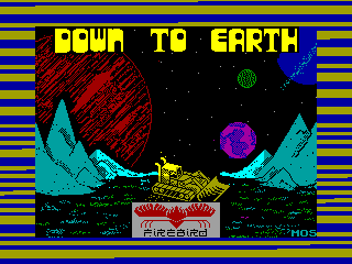 Down to Earth — ZX SPECTRUM GAME ИГРА