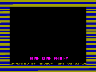 Hong Kong Phooey — ZX SPECTRUM GAME ИГРА