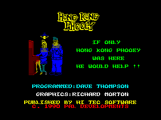 Hong Kong Phooey — ZX SPECTRUM GAME ИГРА