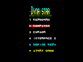 Dyna Star — ZX SPECTRUM GAME ИГРА