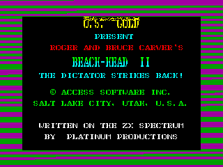 Beach-Head II — ZX SPECTRUM GAME ИГРА