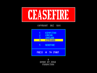 Ceasefire — ZX SPECTRUM GAME ИГРА