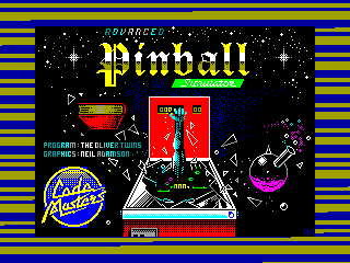 ADVANCED PINBAL SIMULATOR — ZX SPECTRUM GAME ИГРА