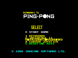 Ping Pong — ZX SPECTRUM GAME ИГРА