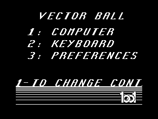 Vectorball — ZX SPECTRUM GAME ИГРА