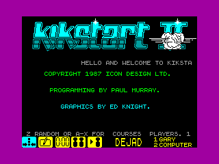 Kikstart 2 — ZX SPECTRUM GAME ИГРА