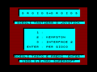 DROIDS — ZX SPECTRUM GAME ИГРА