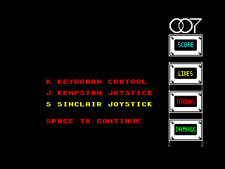 Spy Who Loved Me, The — ZX SPECTRUM GAME ИГРА