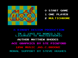 MOTOS — ZX SPECTRUM GAME ИГРА