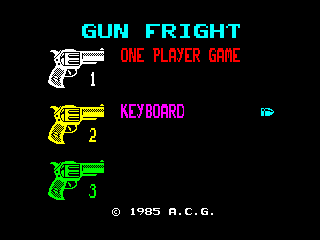 Gunfright — ZX SPECTRUM GAME ИГРА