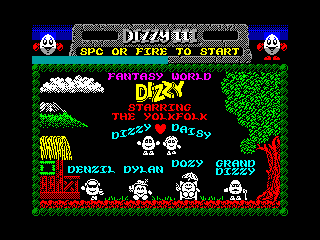 DIZZY 3 — ZX SPECTRUM GAME ИГРА