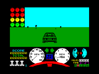 Nightmare Rally — ZX SPECTRUM GAME ИГРА