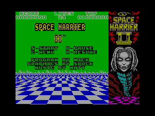 Space Harrier II — ZX SPECTRUM GAME ИГРА