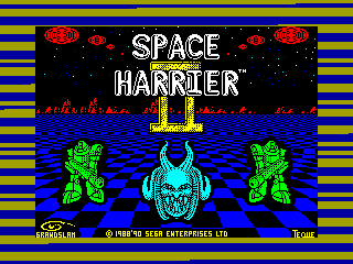 Space Harrier II — ZX SPECTRUM GAME ИГРА