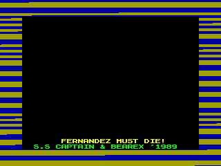 Fernandez Must Die — ZX SPECTRUM GAME ИГРА