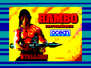 Rambo — ZX SPECTRUM GAME ИГРА