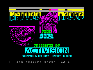 Enduro Racer — ZX SPECTRUM GAME ИГРА