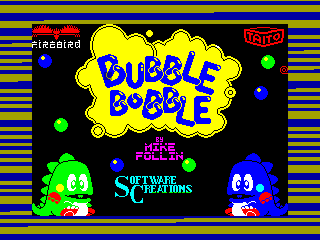 Bubble Bobble — ZX SPECTRUM GAME ИГРА