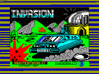 INVASION — ZX SPECTRUM GAME ИГРА