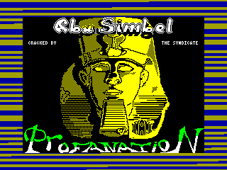 Abu Simbel Profanation — ZX SPECTRUM GAME ИГРА