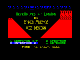 Werewolves of London — ZX SPECTRUM GAME ИГРА