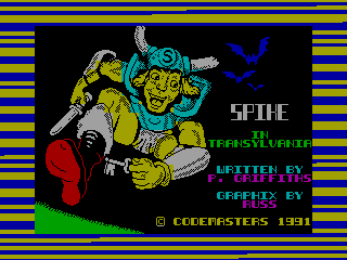 Spike in Transylvania — ZX SPECTRUM GAME ИГРА